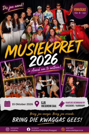 Musiek pret (slegs leerders) 15 Oktober